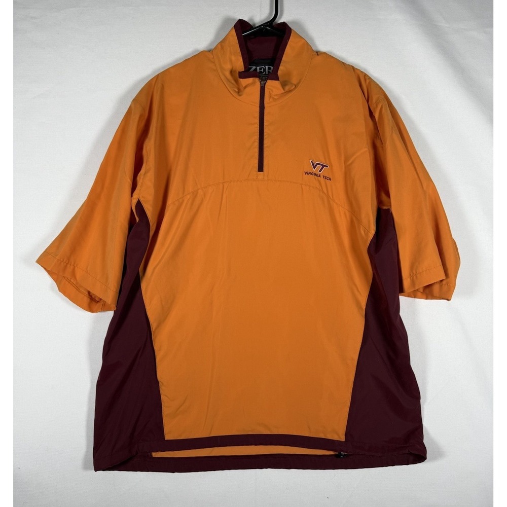 NWT Zero Restriction Windshirt Men's Large Virginia Tech Hokies Golf Jacket READ
